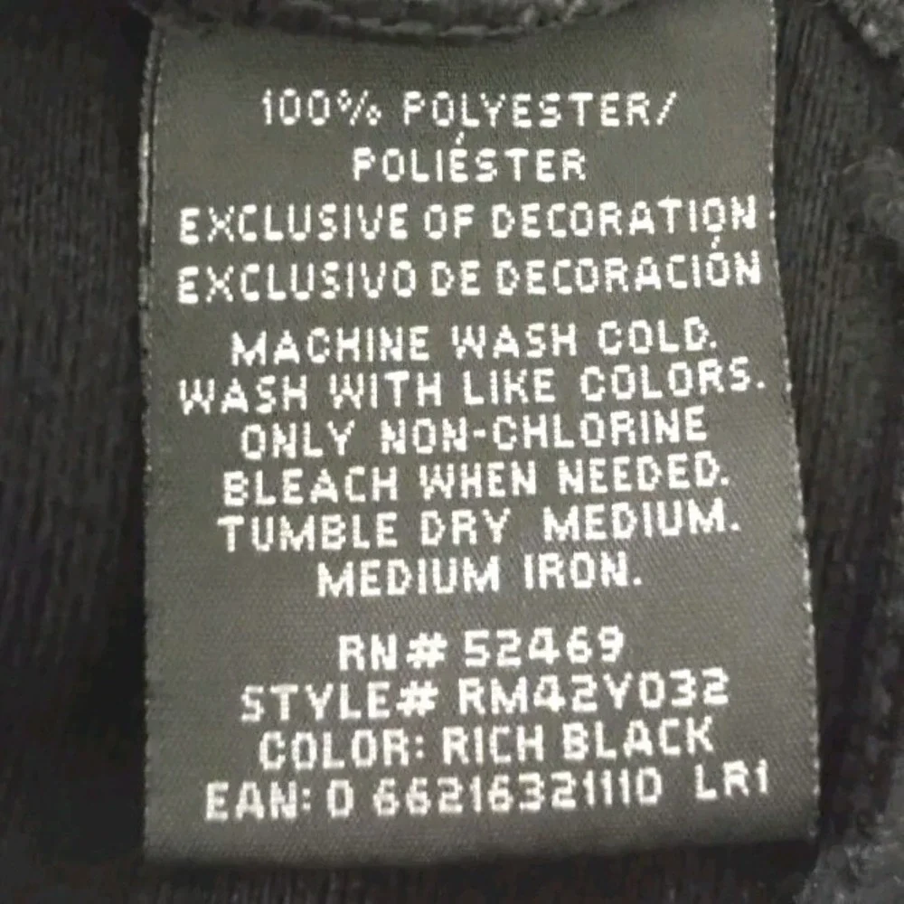 Starter Track Jacket L Mens Athleisure Streetwear Black Grey Full Zip RM42Y032